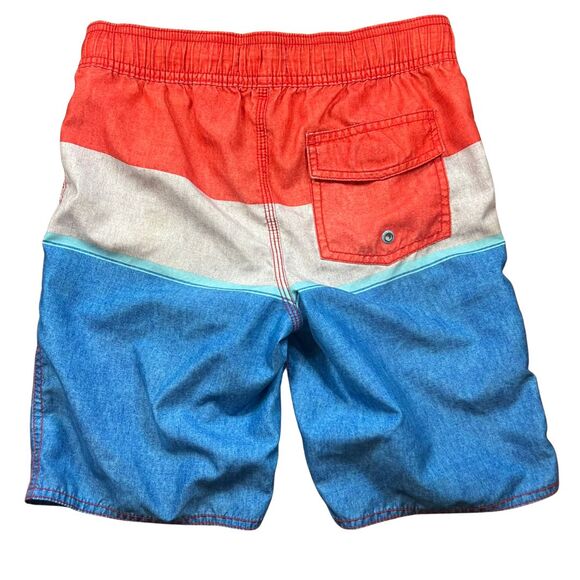 Old Navy Swim Trunks Boys Medium 8 Boardshorts Boho Beach Swimwear Swimsuit - Picture 2 of 13